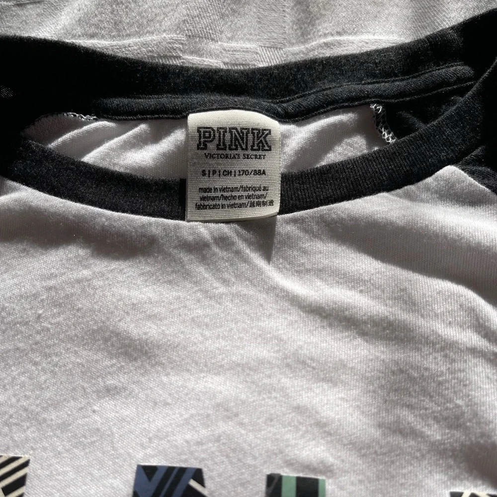 Pink Victoria’s Secret 3/4 inch sleeve t-shirt - Picture 5 of 5